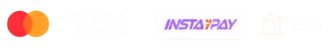 Mastercard, Visa, InstaPay, Cash